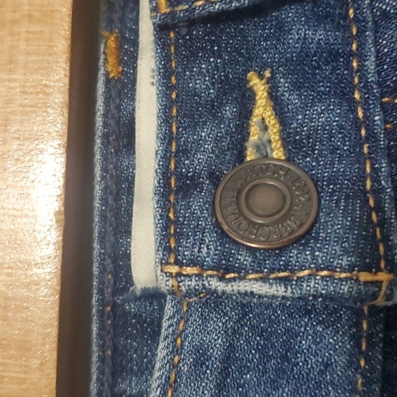 Abercrombie & Fitch jeans women's size 2 blue ripped destroyed holes Grunge - Picture 9 of 15